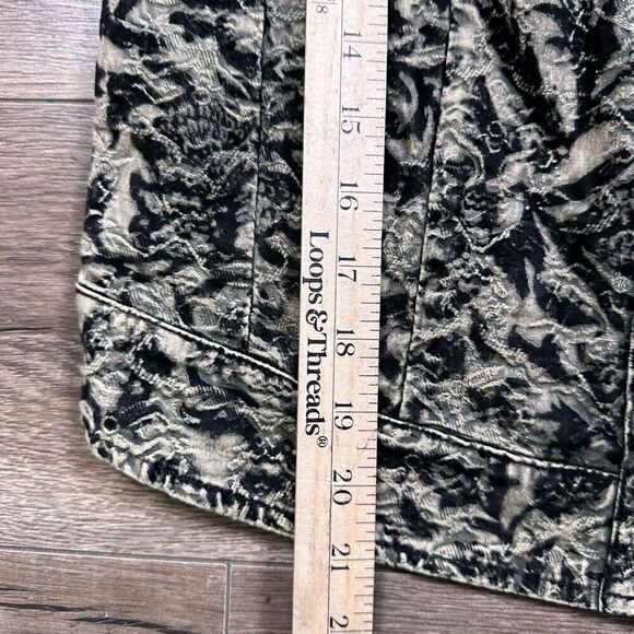 Free People Women’s Size 4 Follow the Flock Floral Motorcycle Jacket Full Zip - Picture 6 of 8